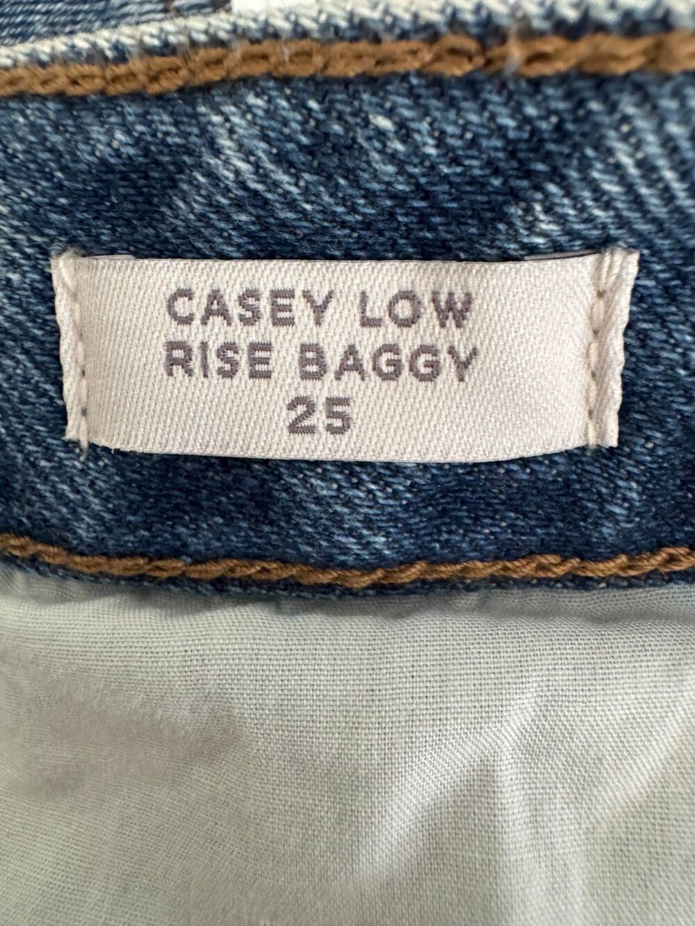 PacSun Casey Jeans Low Rise Baggy Size 25 Womens Med Wash NWT Y2K Wide Leg - Picture 7 of 10